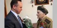 В Брянске поздравления с 80-летием Победы принимала ветеран Палина Сергеева - Газета Красногорская Жизнь